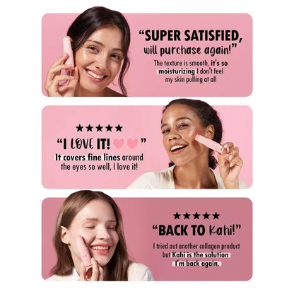 KAHI Wrinkle Bounce Multi Balm Facial Moisturizer All-In-One Hydrating Lip Balm Eye Cream Make up Base Daily Face Moisturizer