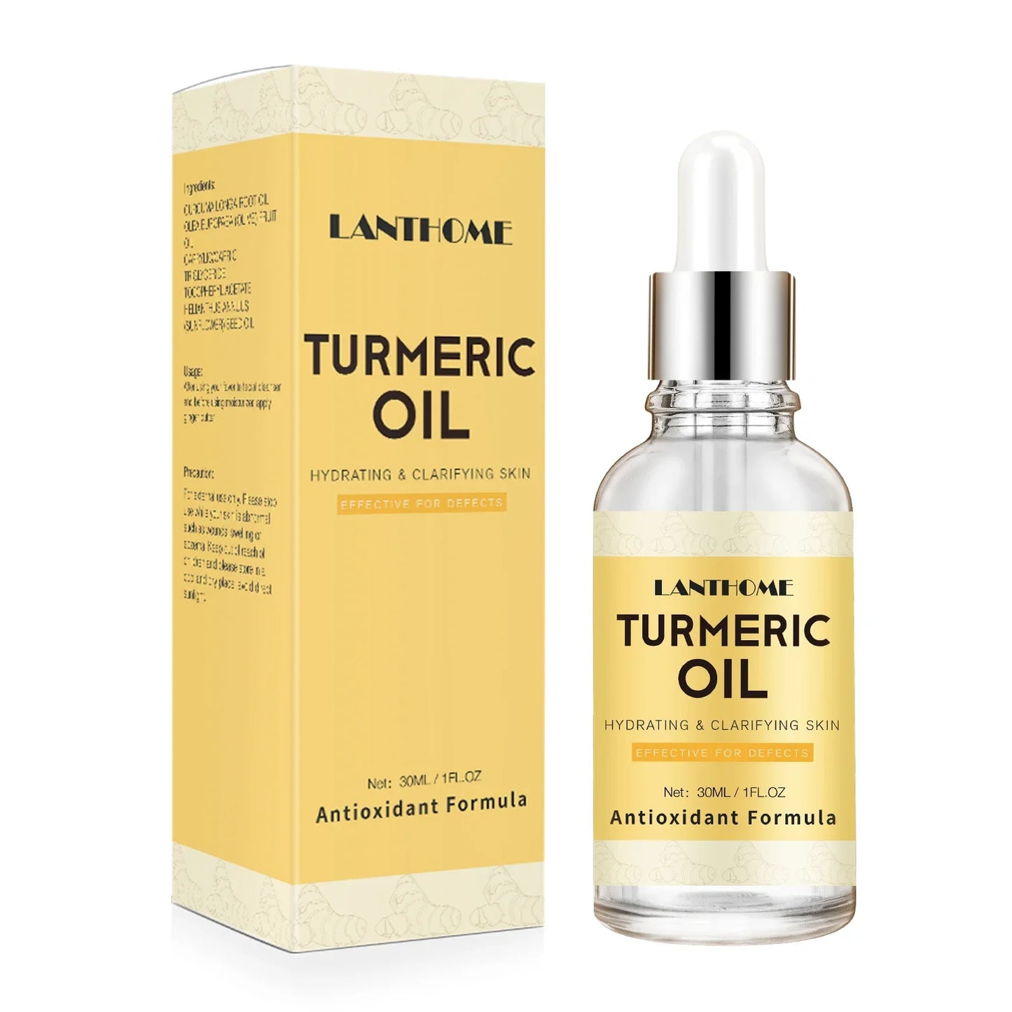 Turmeric Oil anti Aging Reduce Wrinkles Fine Lines Moisturizer Facial Serum Bright Skin Care for Women Men Skin Care Products