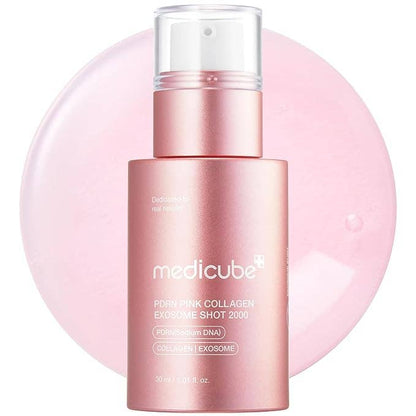 MEDICUBE PDRN Pink Collagen Exosome Shot Serum 2,000 PPM