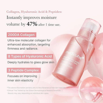 MEDICUBE PDRN Pink Collagen Exosome Shot Serum 2,000 PPM