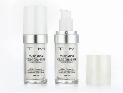 TLM Magic Match Foundation – Color-Changing, Long-Lasting Matte Liquid for Hydrated, Flawless Skin All Day