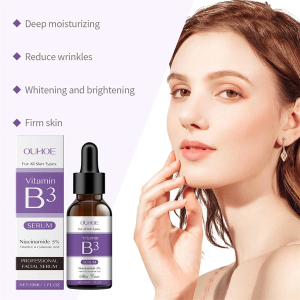 Niacinamide Face Serum – Vitamin B3 Brightening Serum for Dark Spots, Uneven Skin Tone & Fine Lines