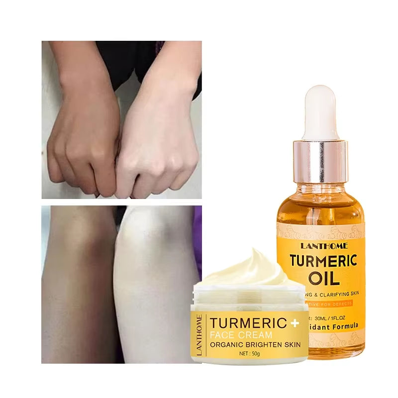 Turmeric Oil anti Aging Reduce Wrinkles Fine Lines Moisturizer Facial Serum Bright Skin Care for Women Men Skin Care Products