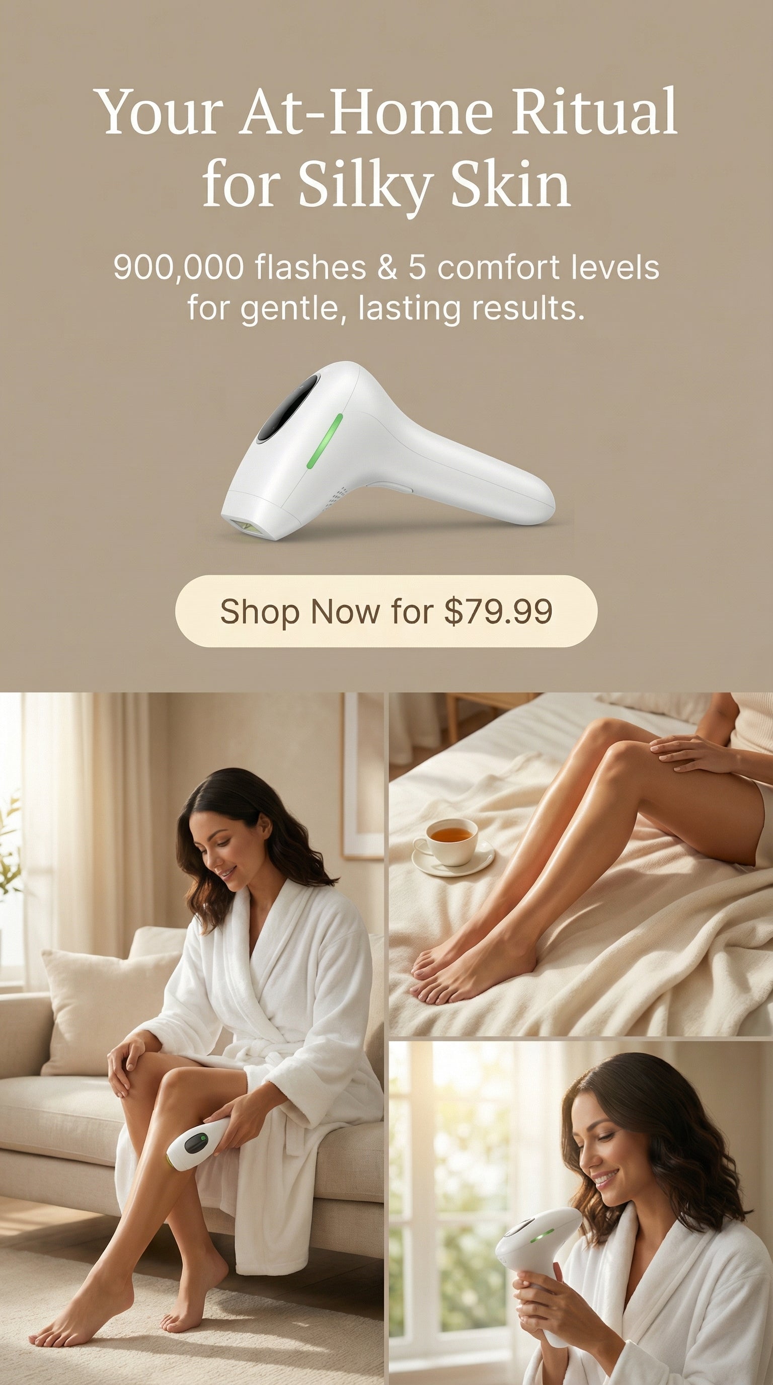 Advanced IPL Hair Removal Device Doba