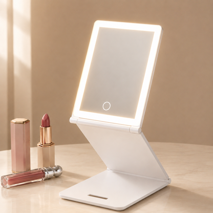 LED Compact Makeup Mirror