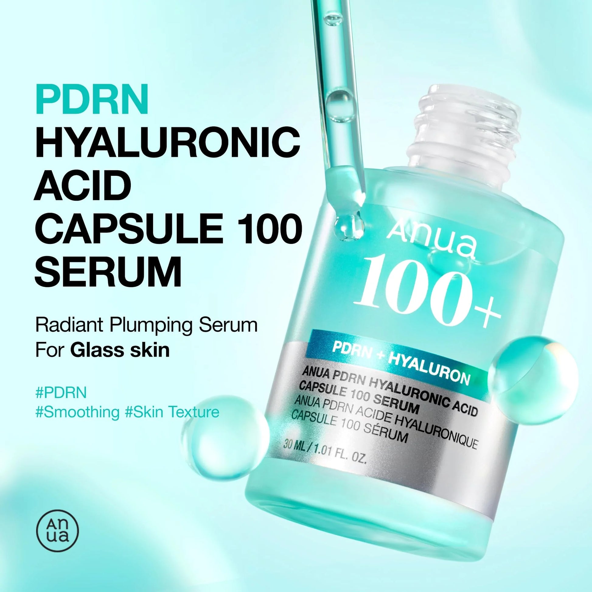 Revitalize Your Skin with Anua PDRN 100+ Hyaluronic Acid Serum Capsules - The Ultimate Korean Moisturizing Face Serum