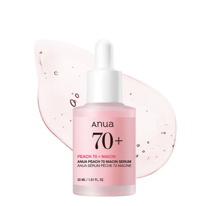 Illuminate Your Skin with Anua Peach 70 Niacinamide Face Serum: The Ultimate Brightening and Moisturizing Essence for Reducing Fine Lines!