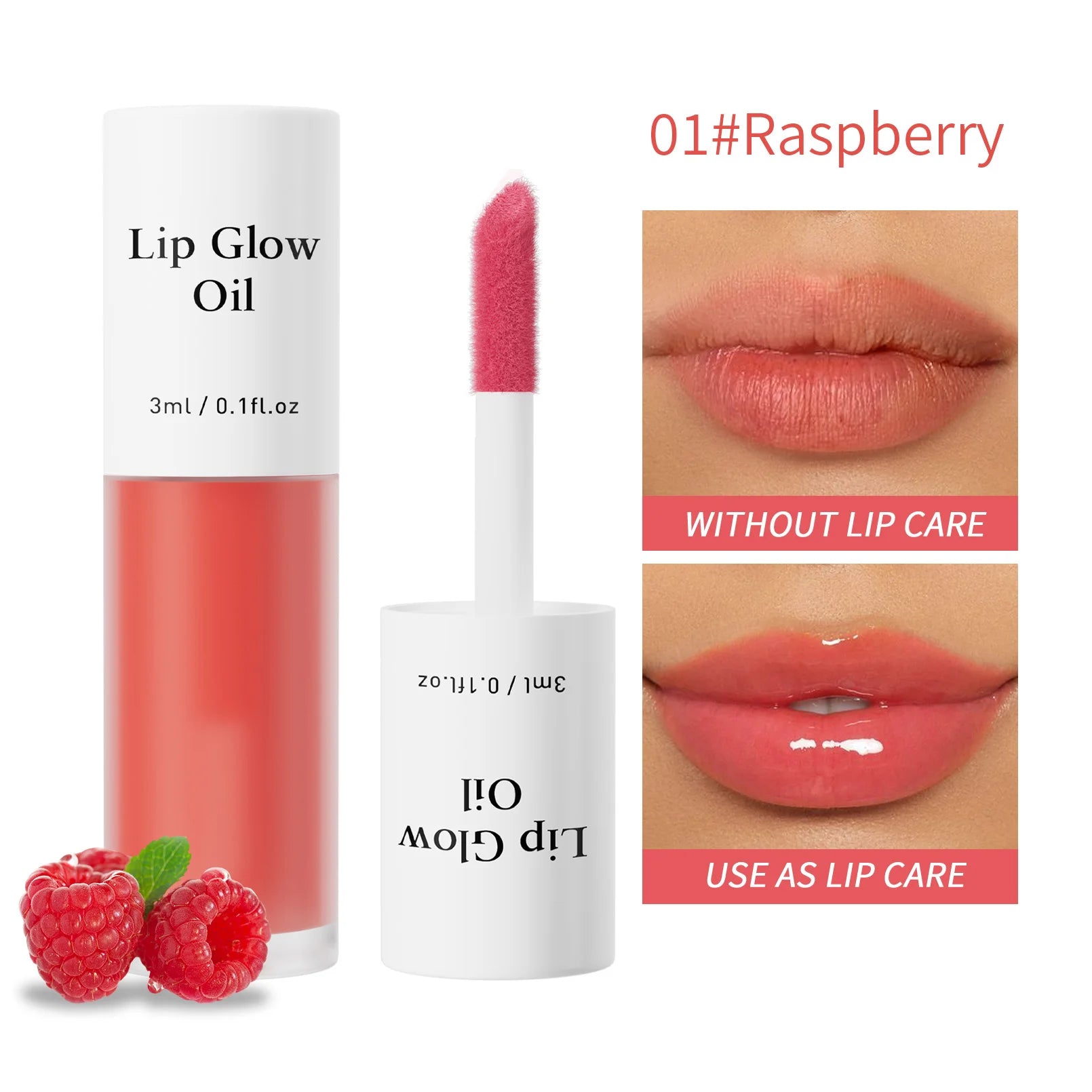 Experience Luscious Lips with Our Moisturizing Lip Glaze Oil - Long Lasting, Waterproof Shine!