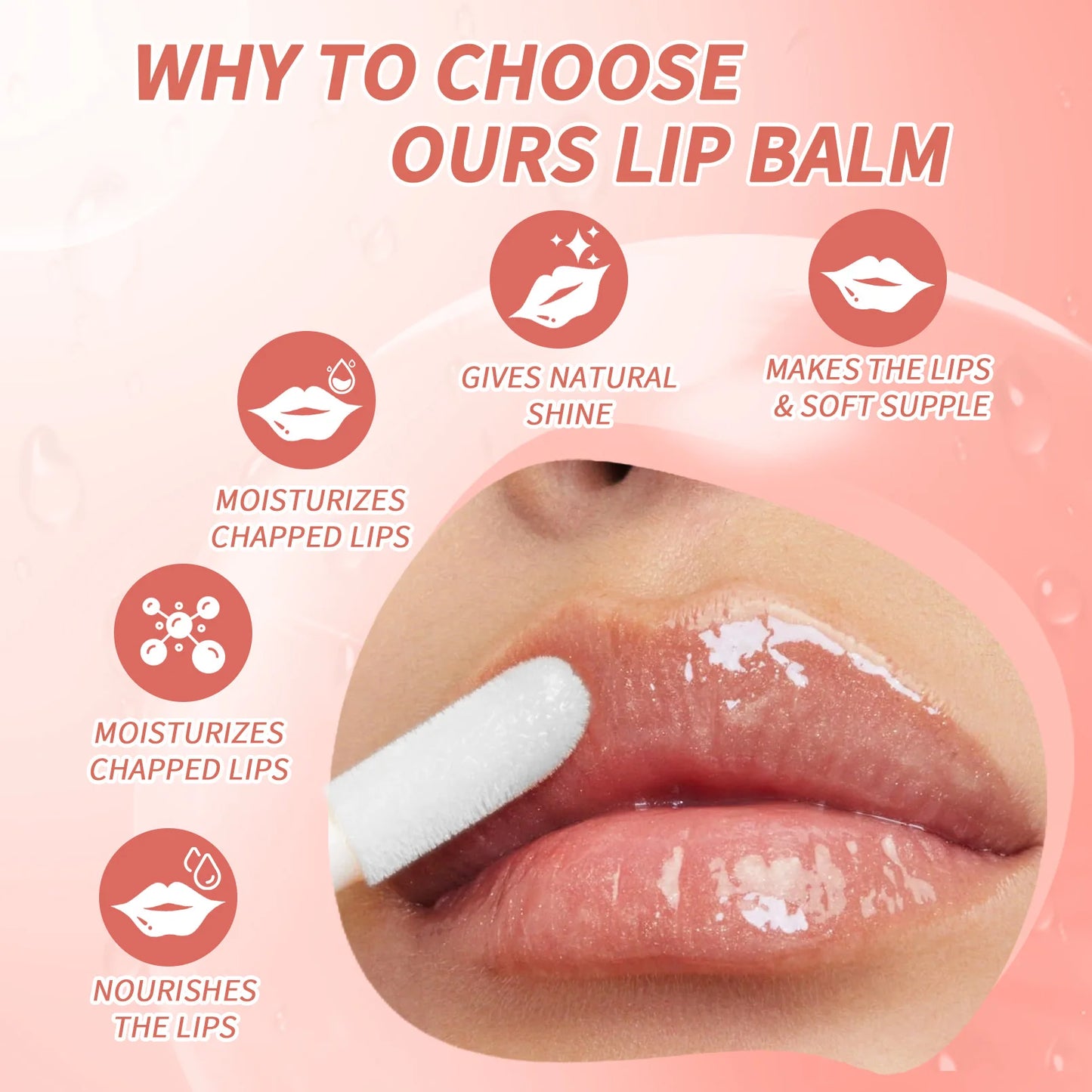 Experience Luscious Lips with Our Moisturizing Lip Glaze Oil - Long Lasting, Waterproof Shine!