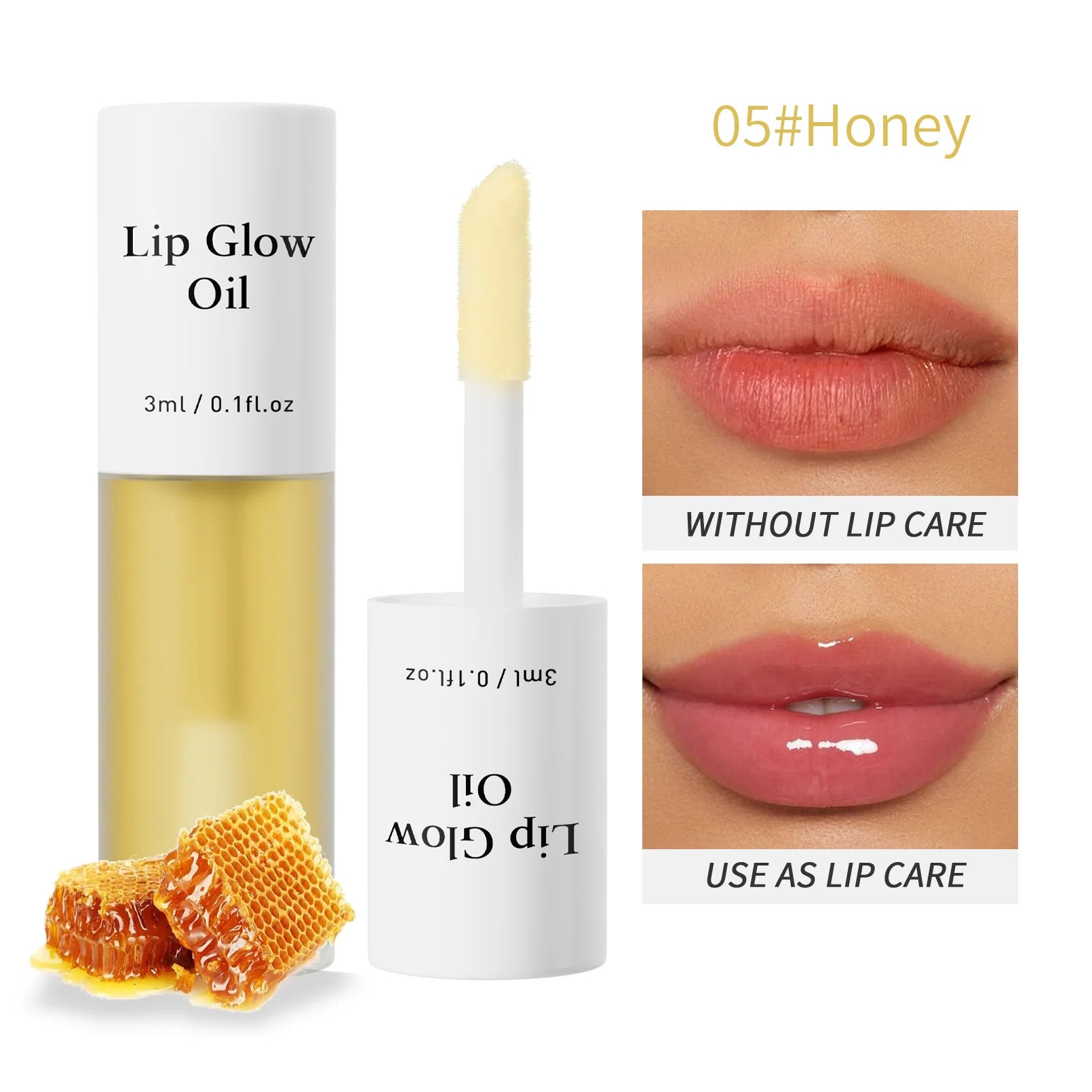 Experience Luscious Lips with Our Moisturizing Lip Glaze Oil - Long Lasting, Waterproof Shine!