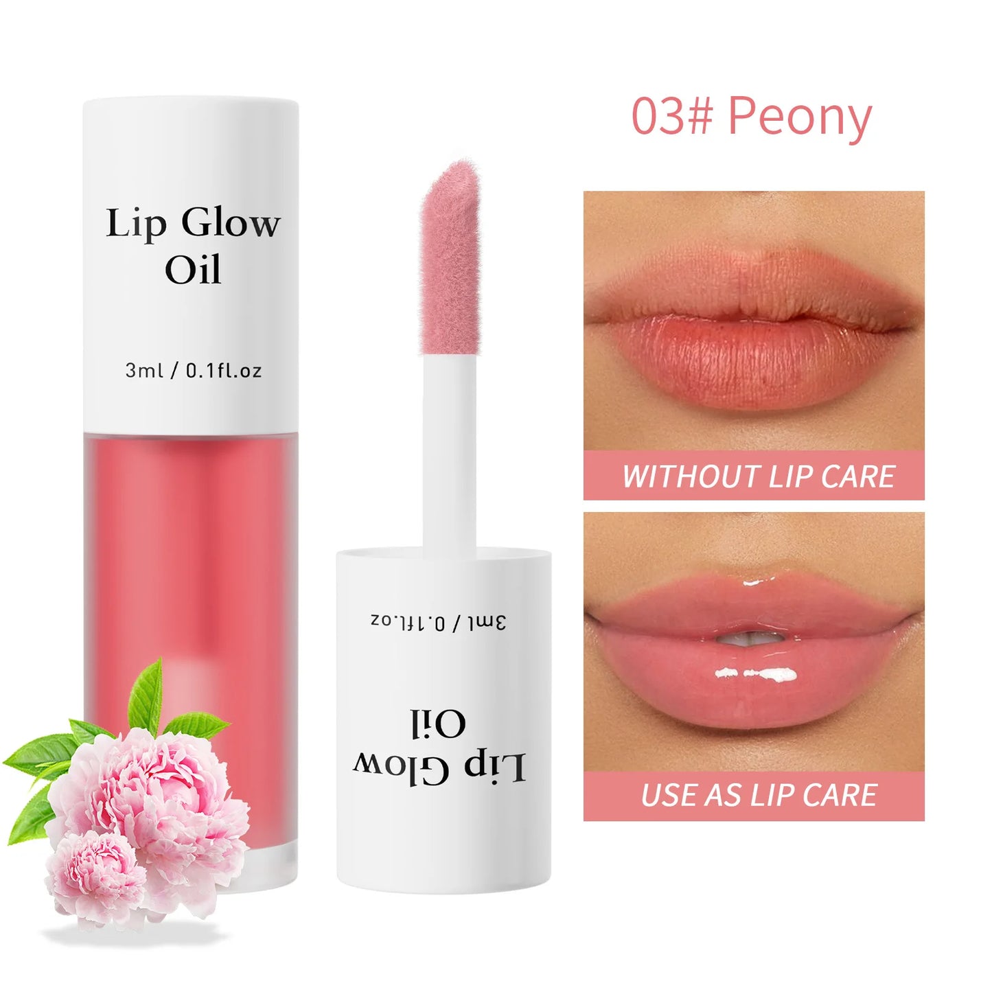 Experience Luscious Lips with Our Moisturizing Lip Glaze Oil - Long Lasting, Waterproof Shine!