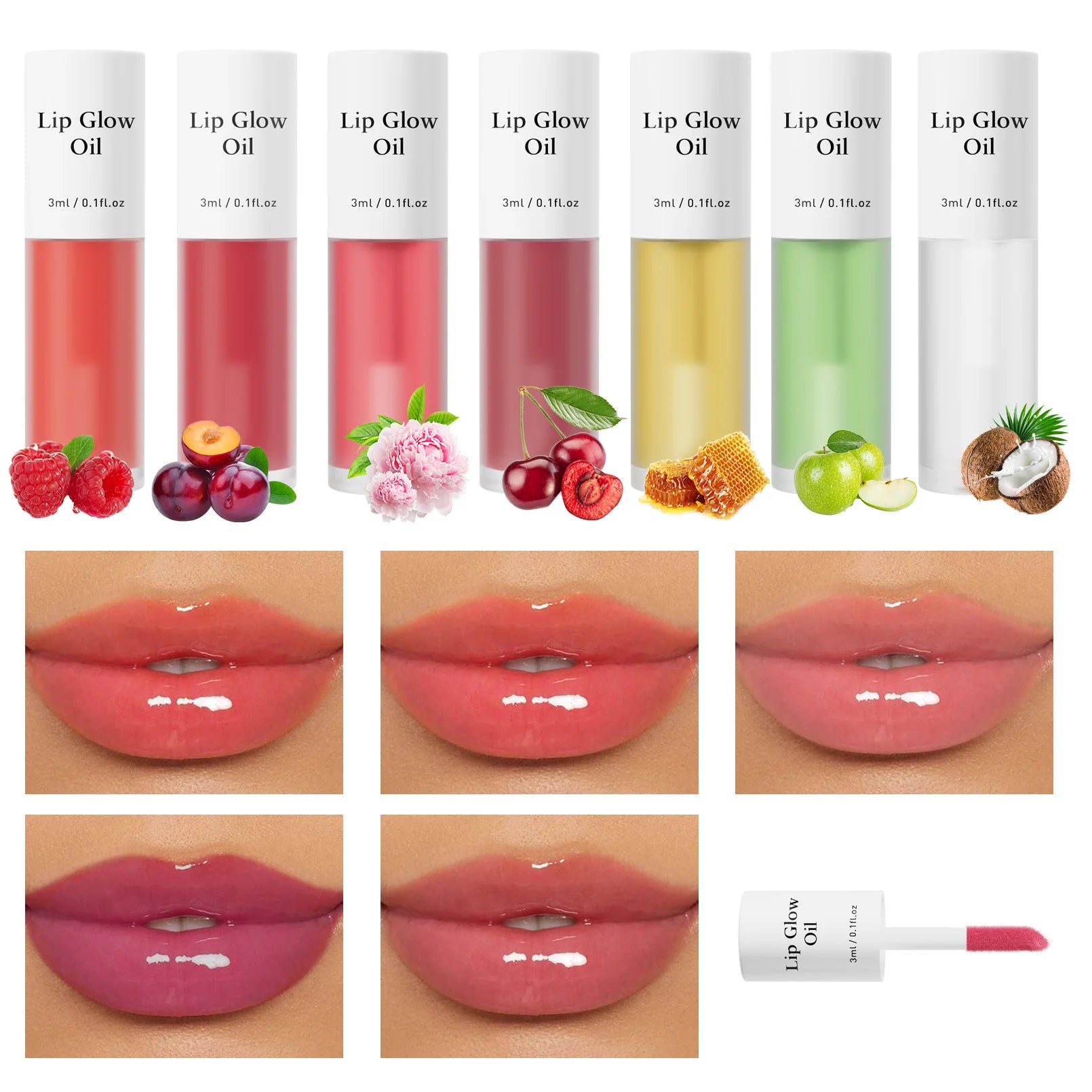 Experience Luscious Lips with Our Moisturizing Lip Glaze Oil - Long Lasting, Waterproof Shine!