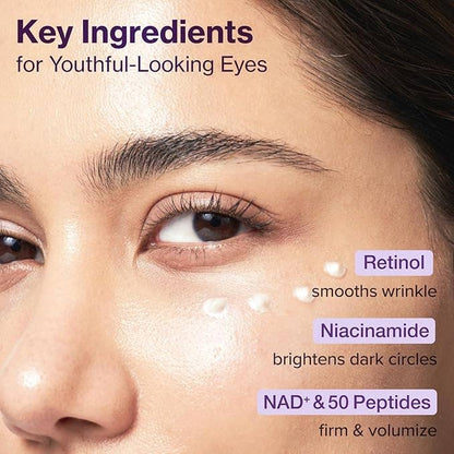 NUMBUZIN No.9 NAD+ Retinol Volumetox Eye Cream 0.33 fl. oz.10ml