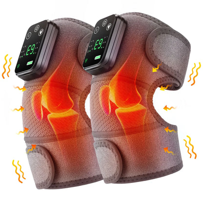 Experience Ultimate Comfort with the 3-in-1 Electric Heated Vibration Knee Massager for Pain Relief and Relaxation