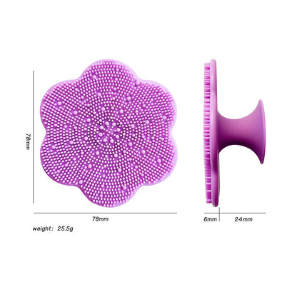 Silicone Facial Cleansing Brush for Deep Exfoliation and Massaging Foam Wash Doba