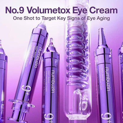 NUMBUZIN No.9 NAD+ Retinol Volumetox Eye Cream 0.33 fl. oz.10ml
