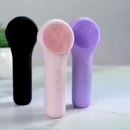 LumiClean™ Sonic Silicone Facial Cleansing Brush | Rechargeable Deep Pore Cleanser