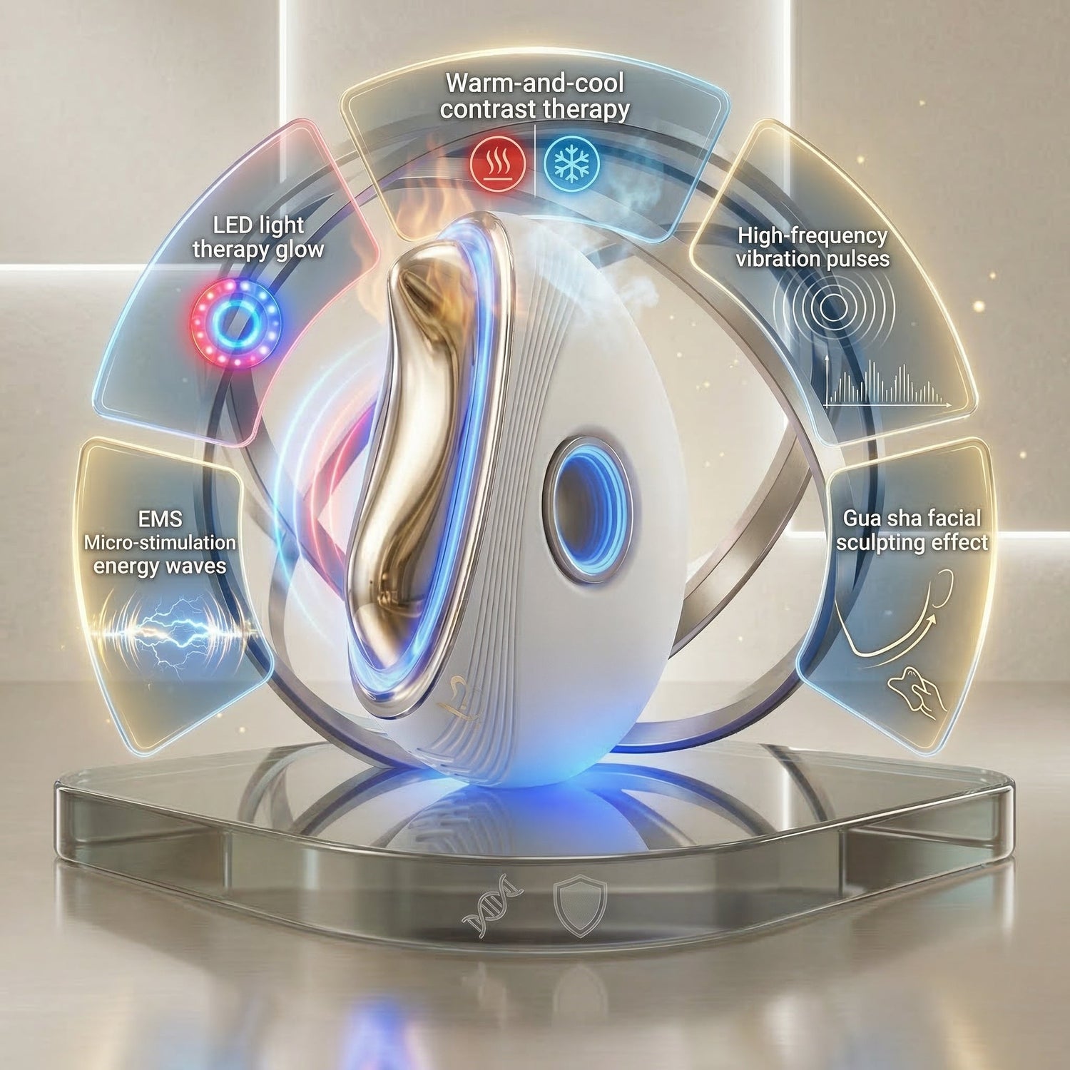 5-in-1 Face Sculpting & Skin Care Device for Lifting, Firming & Glow Luminous Touch